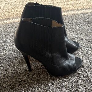 Jimmy Choo peep toe booties
